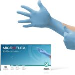 Ansell MICROFLEX™ N85 Textured Fingers Nitrile Exam Glove Supplier in Dubai UAE and Saudi Arabia KSA