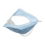 Haika HAK6003 MXC Clear Panel Horizontal Fold-Flat Face Mask Large Supplier in Dubai UAE and Saudi Arabia KSA