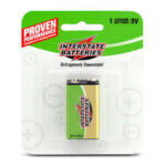 Interstate Batteries DRY0005 9 V Alkaline Battery 595 mAh Supplier in Dubai UAE and Saudi Arabia KSA
