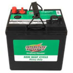 Interstate Batteries GC2‑HD‑AGM Extreme Cycle AGM 6 Volt GC2 Golf Cart Battery Supplier in Dubai UAE and Saudi Arabia KSA