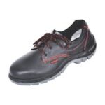KARAM FS01 Deluxe Leather Red Stitched Safety Shoes Supplier in Dubai UAE and Saudi Arabia KSA