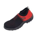 KARAM FS202 Flytex Red and Black Sporty Slip-on Safety Shoes Supplier in Dubai UAE and Saudi Arabia KSA