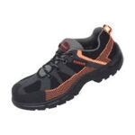 KARAM FS210 Flytex Grey And Orange Sporty Safety Lace-up Supplier in Dubai UAE and Saudi Arabia KSA