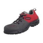 KARAM FS213 Flytex Red and Grey Sporty Safety Shoes Supplier in Dubai UAE and Saudi Arabia KSA