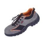KARAM FS69 Executive Grey And Orange Suede Sporty Shoes Supplier in Dubai UAE and Saudi Arabia KSA