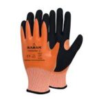KARAM HS65DD HPPE Liner With Sandy Nitrile Over Flat Nitrile Coating Safety Gloves Supplier in Dubai UAE and Saudi Arabia KSA