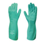 Showa 730 Nitri Solve Flock Lined Chemical Gauntlet Supplier in Dubai UAE and Saudi Arabia KSA