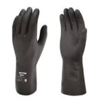 Skytec Nero Flock Lined Chemical Resistant Glove Supplier in Dubai UAE and Saudi Arabia KSA
