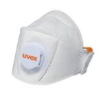 UVEX silv-Air 5210+ Premium FFP2 Flat-Fold Mask Valved Supplier in Dubai UAE and Saudi Arabia KSA