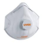 UVEX silv-Air c 2210 FFP2 Preformed Mask Valved Supplier in Dubai UAE and Saudi Arabia KSA